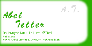 abel teller business card